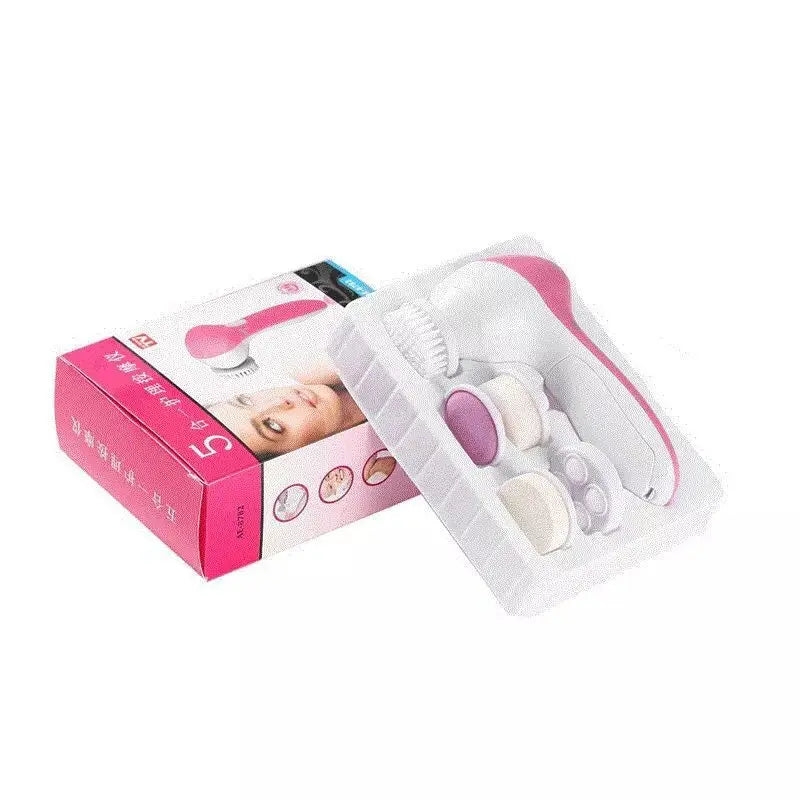 Limpador Facial Elétrico 5 em 1 - Cuidados com a Pele