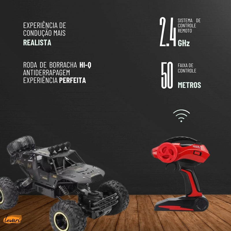 Carrinho de Controle Remoto 4x4 Monster Truck