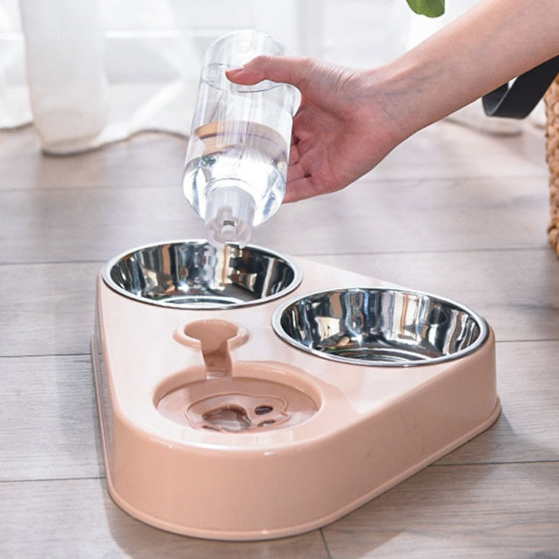 Tigela Inox Multiuso para Pets 3 em 1 / 2 em 1 Alta Durabilidade - Pet Bowl