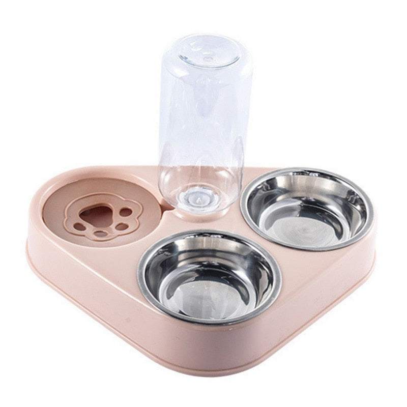 Tigela Inox Multiuso para Pets 3 em 1 / 2 em 1 Alta Durabilidade - Pet Bowl