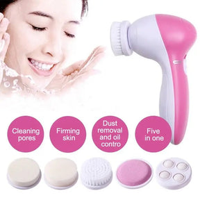 Limpador Facial Elétrico 5 em 1 - Cuidados com a Pele